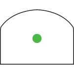 Trijicon RMR® Dual Illuminated 9.0 MOA Green Dot Sniper Gray Cerakote RM33 Low Picatinny Rail Mount